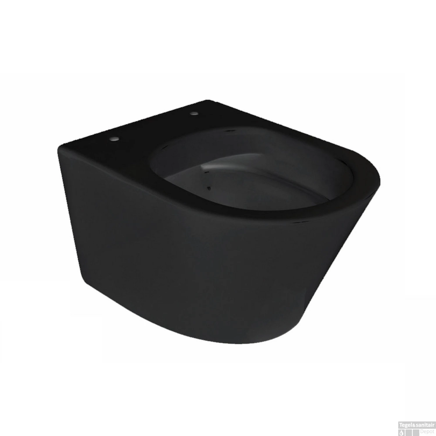 BWS Wandcloset Vera Rimless 52 Cm Mat Zwart - Afbeelding 2