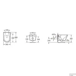 BWS Wandcloset Vesta Rimless Diepspoel Inclusief Flatline Zitting Wit -Geberiter Meubels Geschaft bws wandcloset vesta rimless diepspoel inclusief flatline zitting wit tech