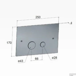 Bedieningspaneel Hotbath Cobber T.b.v. Geberit UP320 Chroom -Geberiter Meubels Geschaft cba320cr bedieningspaneel hotbath cobber t.b.v. geberit up320 chroom tech