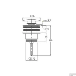 Clickwaste Sanilux Met Overloop Solid Surface Wit -Geberiter Meubels Geschaft clickwaste solid surface tech