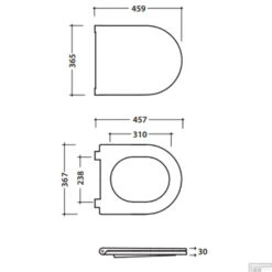 Closetzitting Globo Forty3 Softclose Wit -Geberiter Meubels Geschaft closetzitting globo forty 3 softclose wit tech