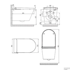 Douche WC Boss & Wessing Comfort Met Afstandsbediening Wit -Geberiter Meubels Geschaft douche wc boss wessing comfort met afstandsbediening wit tech