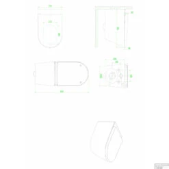 Douche WC Boss & Wessing Wand Inclusief Afstandsbediening Wit -Geberiter Meubels Geschaft douche wc boss wessing wand inclusief afstandsbediening wit tech3