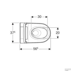 Douche WC Geberit AquaClean Sela Ladydouche Met Softclose En Deksel Wit -Geberiter Meubels Geschaft douche wc geberit sela wandcloset tech1