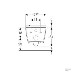 Douche WC Geberit AquaClean Sela Ladydouche Met Softclose En Deksel Chroom -Geberiter Meubels Geschaft douche wc geberit sela wandcloset tech2 1
