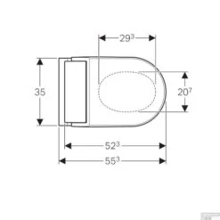 Douche WC Geberit AquaClean Tuma Classic Compleet Rimfree Glas Alpien Wit -Geberiter Meubels Geschaft douche wc geberit tuma classic tech1