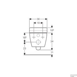 Douche WC Geberit AquaClean Tuma Comfort Compleet Rimfree Glas Zwart -Geberiter Meubels Geschaft douche wc geberit tuma comfort tech1 2