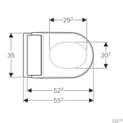 Douche WC Geberit AquaClean Tuma Comfort Compleet Rimfree Glas Wit -Geberiter Meubels Geschaft douche wc geberit tuma comfort tech 1