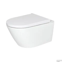 Douche WC RapoWash Basic Met Bidetspoeler En Afstandsbediening Rimless Wit -Geberiter Meubels Geschaft douche wc rapowash basic wit detail7
