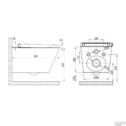 Douche WC RapoWash Basic Met Bidetspoeler En Afstandsbediening Rimless Wit -Geberiter Meubels Geschaft douche wc rapowash basic wit tech