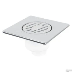 Doucheput Differnz Basic 150x150mm Onderuitlaat 48.5mm