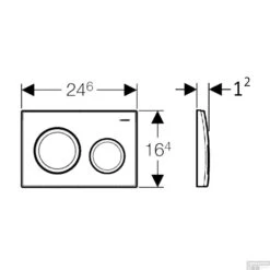 Bedieningsplaat Geberit Sigma 21 Mustang Leisteen -Geberiter Meubels Geschaft drukplaat geberit sigma 20 rvs geborsteld 115882sn1 tech 1