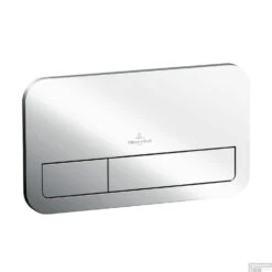 Villeroy & Boch Viconnect 2-knops Bedieningsplaat 25,3x14,5 Cm. Chroom