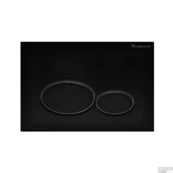 Geberit UP320 Toiletset Set45 Wiesbaden Vesta Rimless Mat Zwart Met Matzwarte Drukplaat -Geberiter Meubels Geschaft drukplaat wiesbaden milo mat zwart 3