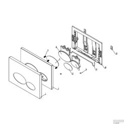 Drukplaat Voor Inbouwreservoir Wiesbaden X32 Metal Mat Wit -Geberiter Meubels Geschaft drukplaat voor inbouwreservoir wiesbaden x32 metal mat wit tech
