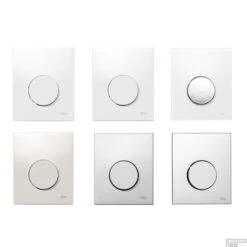 Urinoir Set Salenzi Hung Achterinlaat Mat Zwart Met TECE Loop Drukplaat Kunststof -Geberiter Meubels Geschaft drukplaten tece loop kunststof 1