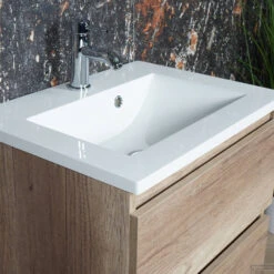 ACTIE BWS Badmeubel Paris | 80cm | Compleet Geleverd Canyon Oak (1 Kraangat) -Geberiter Meubels Geschaft dsc01756 1