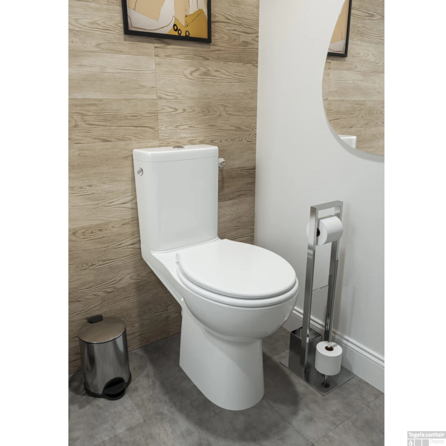 Duoblok Allibert Levanto 86,5x67,5cm PK Wit 8 Duoblok Allibert Levanto 86,5x67,5cm PK Wit - Afbeelding 6