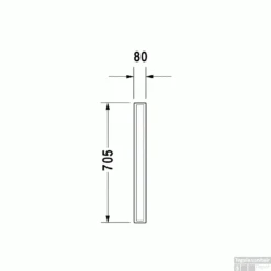 Duravit Starck 3 Urinoir Scheidingswand 8x40x70.5 Cm Keramiek Wit -Geberiter Meubels Geschaft duravit starck 3 urinoir scheidingswand 8x40x70.5 cm keramiek wit tech3