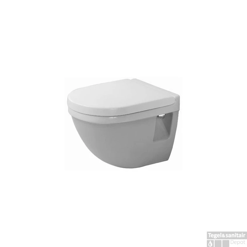 Duravit Starck 3 Wandcloset Compact Diepspoel 36.5x48x35.5 Cm Keramiek Wit 3 Duravit Starck 3 Wandcloset Compact Diepspoel 36.5x48x35.5 Cm Keramiek Wit