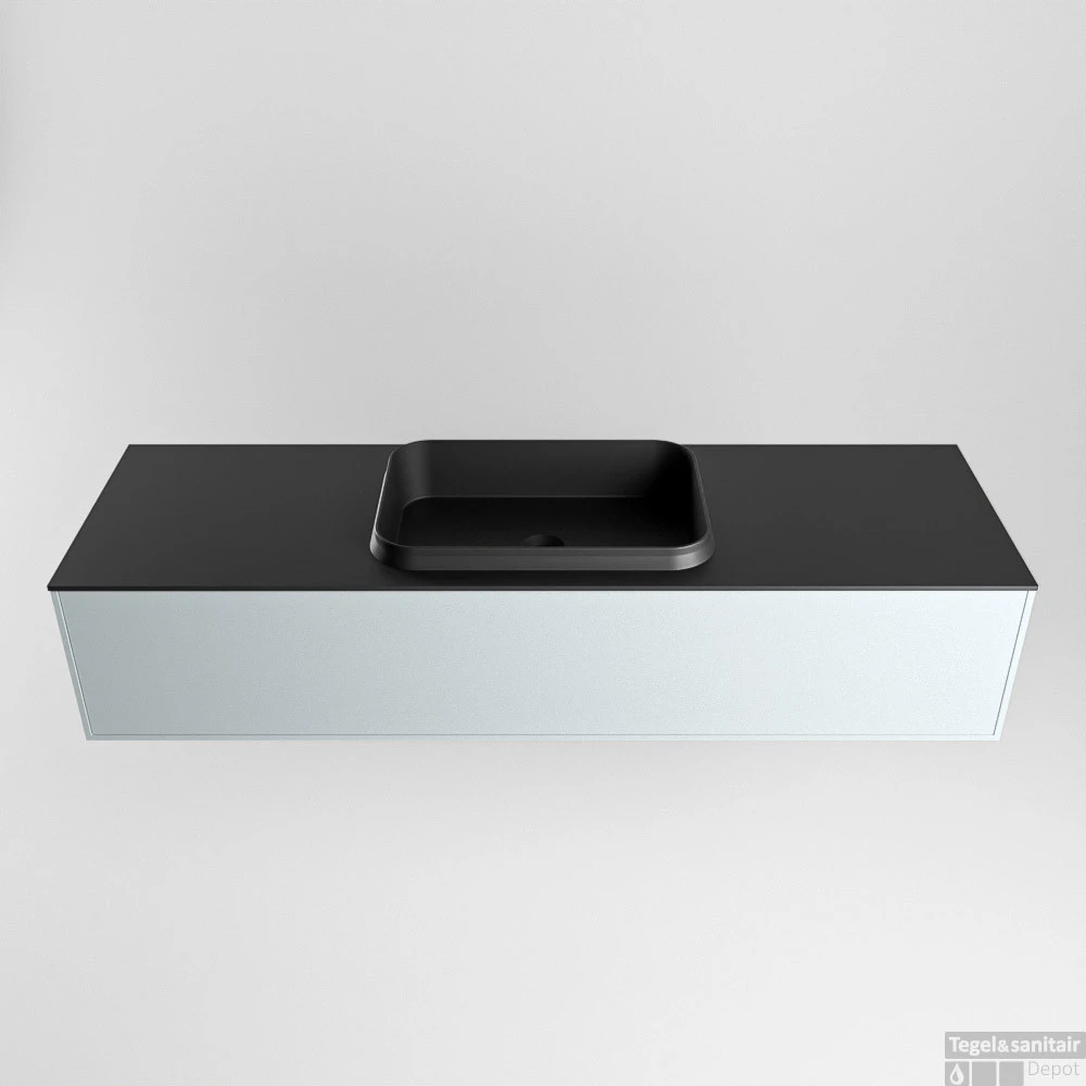 Badkamermeubelset Mondiaz Erin 150 Cm Met 1 Lade Met RIDGE Wastafel Midden Urban Zonder Kraangaten Greeploos Mat Clay 8 Badkamermeubelset Mondiaz Erin 150 Cm Met 1 Lade Met RIDGE Wastafel Midden Urban Zonder Kraangaten Greeploos Mat Clay - Afbeelding 6