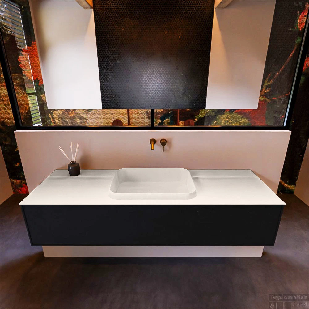 Badkamermeubelset Mondiaz Erin 150 Cm Met 1 Lade Met RIDGE Wastafel Midden Linen Zonder Kraangaten Greeploos Mat Urban 3 Badkamermeubelset Mondiaz Erin 150 Cm Met 1 Lade Met RIDGE Wastafel Midden Linen Zonder Kraangaten Greeploos Mat Urban