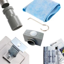 Mat Zwarte RVS Douchegoot Flens Met Uitneembaar Sifon 90x7cm 6,7cm Diep MAT ZWART ROOSTER -Geberiter Meubels Geschaft flens design rooster mat wit 4 9