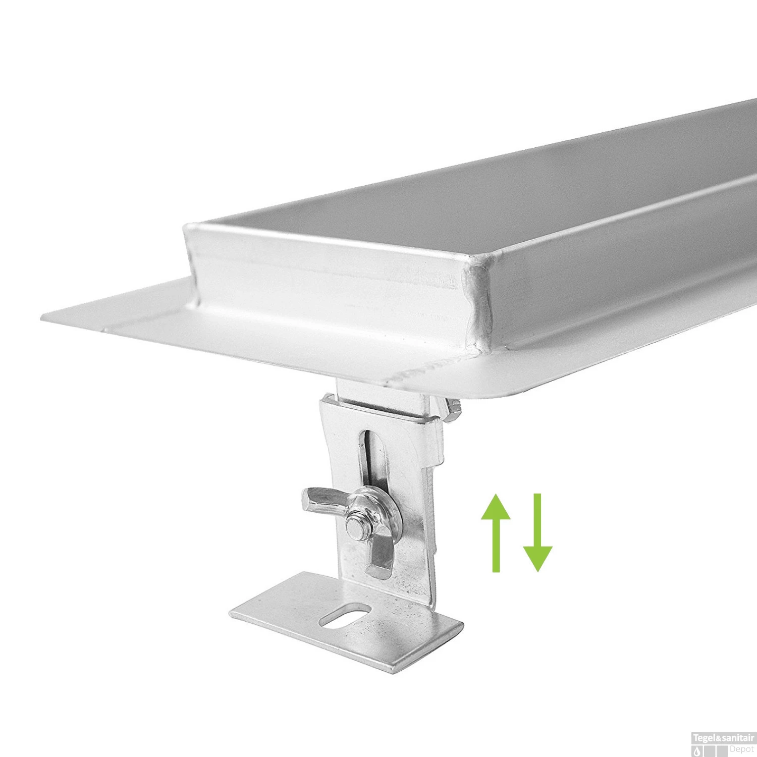 Mat Zwarte RVS Douchegoot Flens Met Uitneembaar Sifon 100x7cm 6,7cm Diep MAT ZWART ROOSTER 4 Mat Zwarte RVS Douchegoot Flens Met Uitneembaar Sifon 100x7cm 6,7cm Diep MAT ZWART ROOSTER - Afbeelding 2