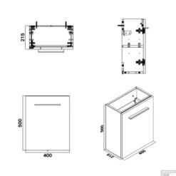 Fonteinkast Sanilux Trendline Stone Rechts Draaiend (3 Kleuren) -Geberiter Meubels Geschaft fonteinkast sanilux trendline stone ssp32040 r tech