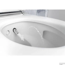 Douchewc Geberit Aquaclean Mera Comfort Met Geurafzuiging Warme Luchtdroging En Ladydouche Met Softclose En Deksel Wit -Geberiter Meubels Geschaft geberit aquaclean mera comfort wandcloset douche wc chroom 5 1