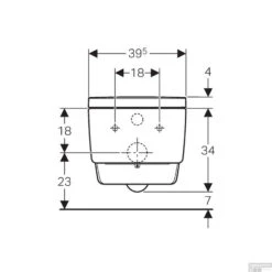 Douchewc Geberit Aquaclean Mera Comfort Met Geurafzuiging Warme Luchtdroging En Ladydouche Met Softclose En Deksel Wit -Geberiter Meubels Geschaft geberit aquaclean mera comfort wandcloset douche wc chroom tech 2