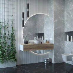 Badkamermeubelset Gliss Design Calypso 140 Cm Canyon Oak -Geberiter Meubels Geschaft gliss design calypso onderkast 140 cm canyon oak 2 2