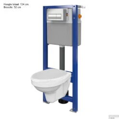 Inbouwreservoir Allibert Milos WC Pack Hangend Wit -Geberiter Meubels Geschaft inbouwreservoir allibert milos wc pack hangend wit tec