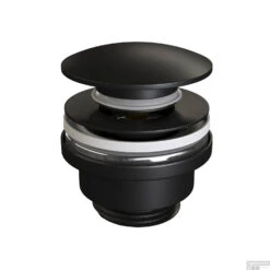 Klikwaste Brauer Afvoerplug Messing Binnenwerk 5/4 Mat Zwart
