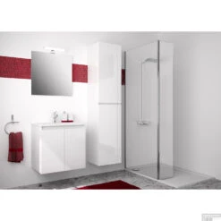 Kolomkast Allibert Livo 40x180x33.5 Cm Glanzend Wit -Geberiter Meubels Geschaft kolomkast allibert livo 40x180x33.5 cm glanzend wit sfeer