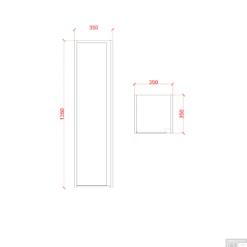 Kolomkast Boss & Wessing Sally 135x35x35 Cm Greeploos Eiken -Geberiter Meubels Geschaft kolomkast creavit sally 135x35x35 cm greeploos eiken tech