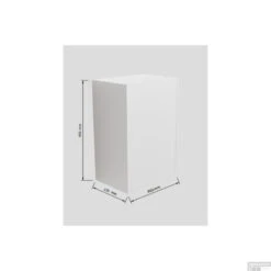 Kolomkast Mondiaz LAGOM 45cm Opbouw Rechtsdraaiend Mat Zwart -Geberiter Meubels Geschaft kolomkast mondiaz lagom 45cm opbouw rechtsdraaiend mat wit tech