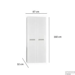 Kolomkast Sanicare Q2/Q3/Q8 2-Deurs Soft-Closing 160x67x32 Cm Antraciet 7 Kolomkast Sanicare Q2/Q3/Q8 2-Deurs Soft-Closing 160x67x32 Cm Antraciet -Geberiter Meubels Geschaft kolomkast sanicare q2q3q8 2 deurs soft closing alu greep 160x67x32 tech 1