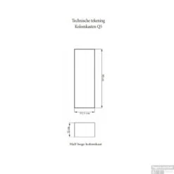 Kolomkast Sanicare Q5 1 Soft-Close Deur 90 Cm Grey-Wood -Geberiter Meubels Geschaft kolomkast sanicare q5 1 soft close deur 90 cm tech 3