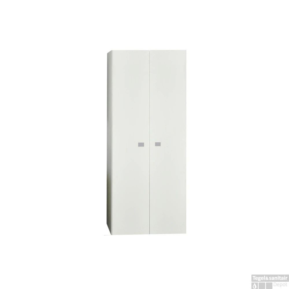 Kolomkast Sanicare Q5 2 Soft-Close Deuren 160 Cm Hoogglans Wit 4 Kolomkast Sanicare Q5 2 Soft-Close Deuren 160 Cm Hoogglans Wit - Afbeelding 2