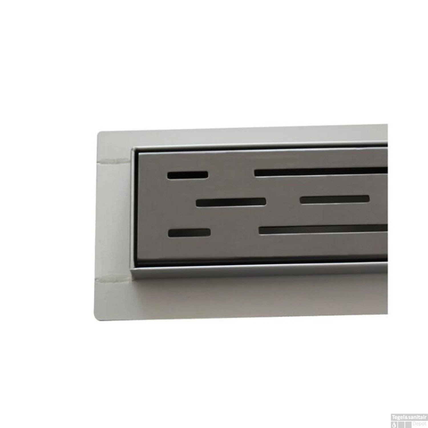 Los Rooster Sanilux Voor Douchegoot 90cm Gunmetal 5 Los Rooster Sanilux Voor Douchegoot 90cm Gunmetal - Afbeelding 3