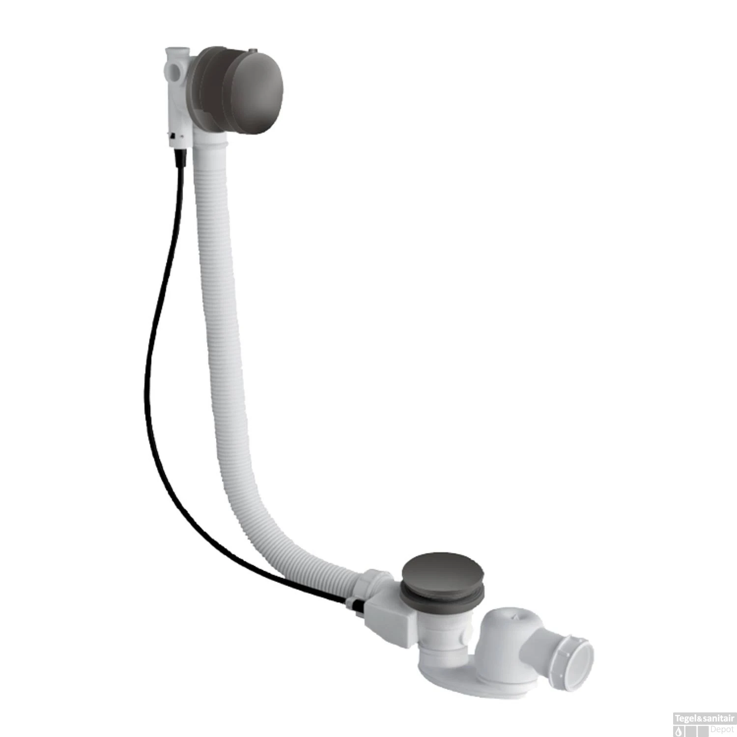 Luxe Badafvoer-inloopcombinatie Xenz Mat Zwart (met Vulcombinatie) 3 Luxe Badafvoer-inloopcombinatie Xenz Mat Zwart (met Vulcombinatie)