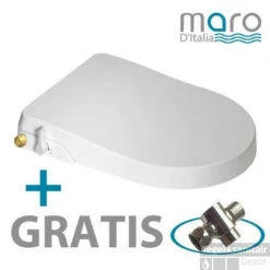 Maro D’Italia FP104 Stroomloze Bidet Toiletbril (douche Wc) Met Softclose Systeem En QuickRelease -Geberiter Meubels Geschaft maro d italia fp104 bidet toilet frissebips