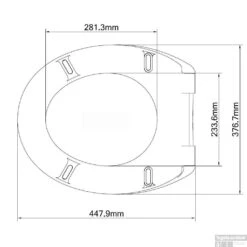 Toiletzitting Universeel RVS Met Softclose & Quickrelease -Geberiter Meubels Geschaft meerprijs universele toiletzitting met softclose quickrelease technisch
