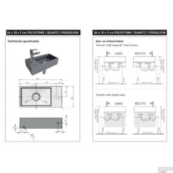 INK Versus Fontein Onderkast Universeel Links- Of Rechts Draaiend 36x18x27cm Hoogglans Wit -Geberiter Meubels Geschaft montagehandleiding versus 1 1