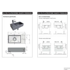 INK Versus Fontein Onderkast Universeel Links- Of Rechts Draaiend 36x18x30cm Relief Grijs -Geberiter Meubels Geschaft montagehandleiding versus 1 1 2