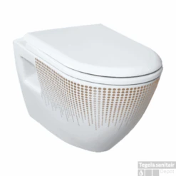 BWS Wandcloset Eva | Excl. Zitting | Goud Versiering