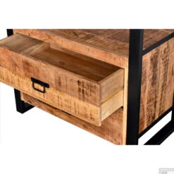 Onderkast Boss & Wessing Mango Wood 80x45x81cm Met Mat Zwart Metaal 7 Onderkast Boss & Wessing Mango Wood 80x45x81cm Met Mat Zwart Metaal -Geberiter Meubels Geschaft onderkast boss wessing mango wood 80x45x81cm met mat zwart metaal 3