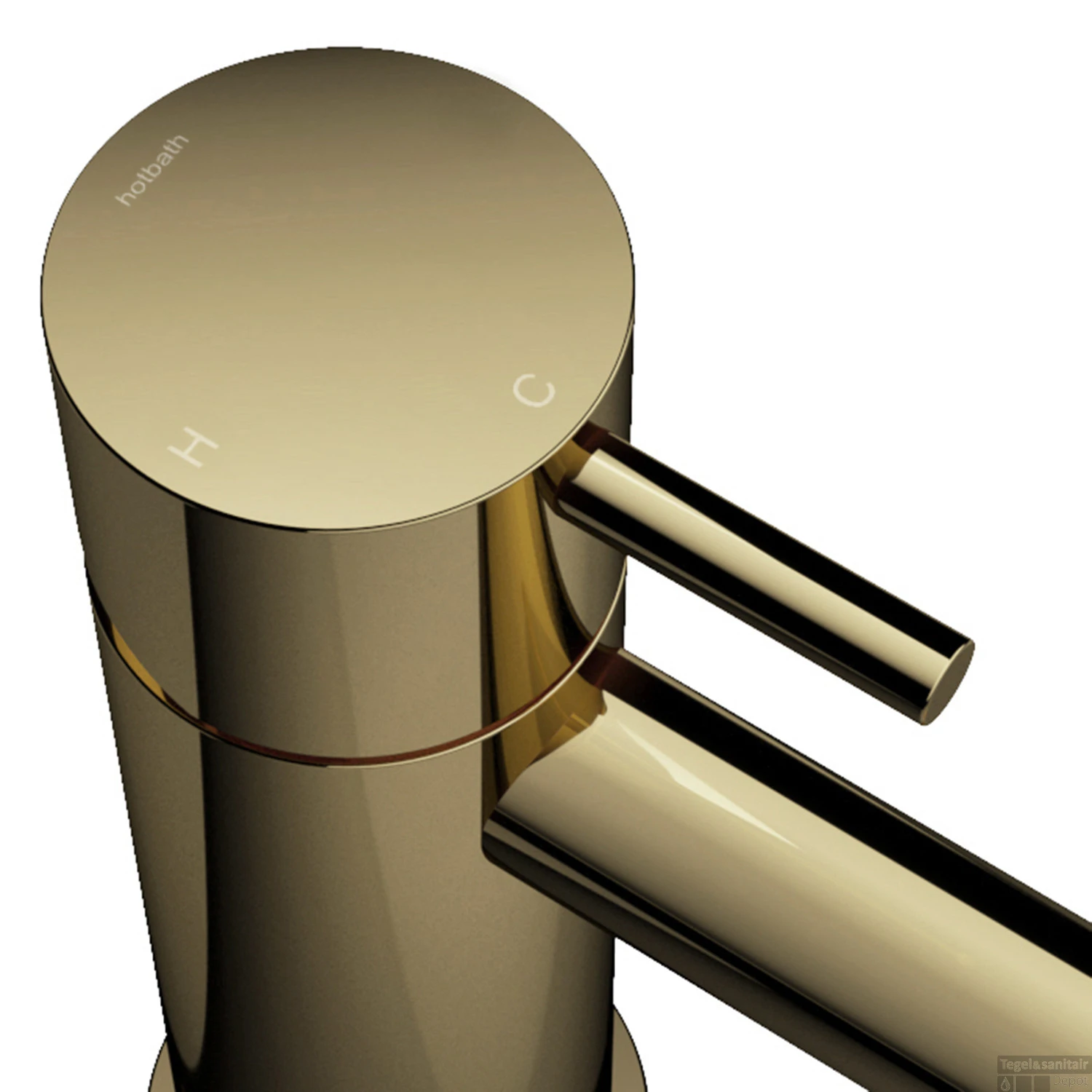 Badoverloop Hotbath Cobber Combinatie Verlengd Gepolijst Messing PVD OUTLET 4 Badoverloop Hotbath Cobber Combinatie Verlengd Gepolijst Messing PVD OUTLET - Afbeelding 2