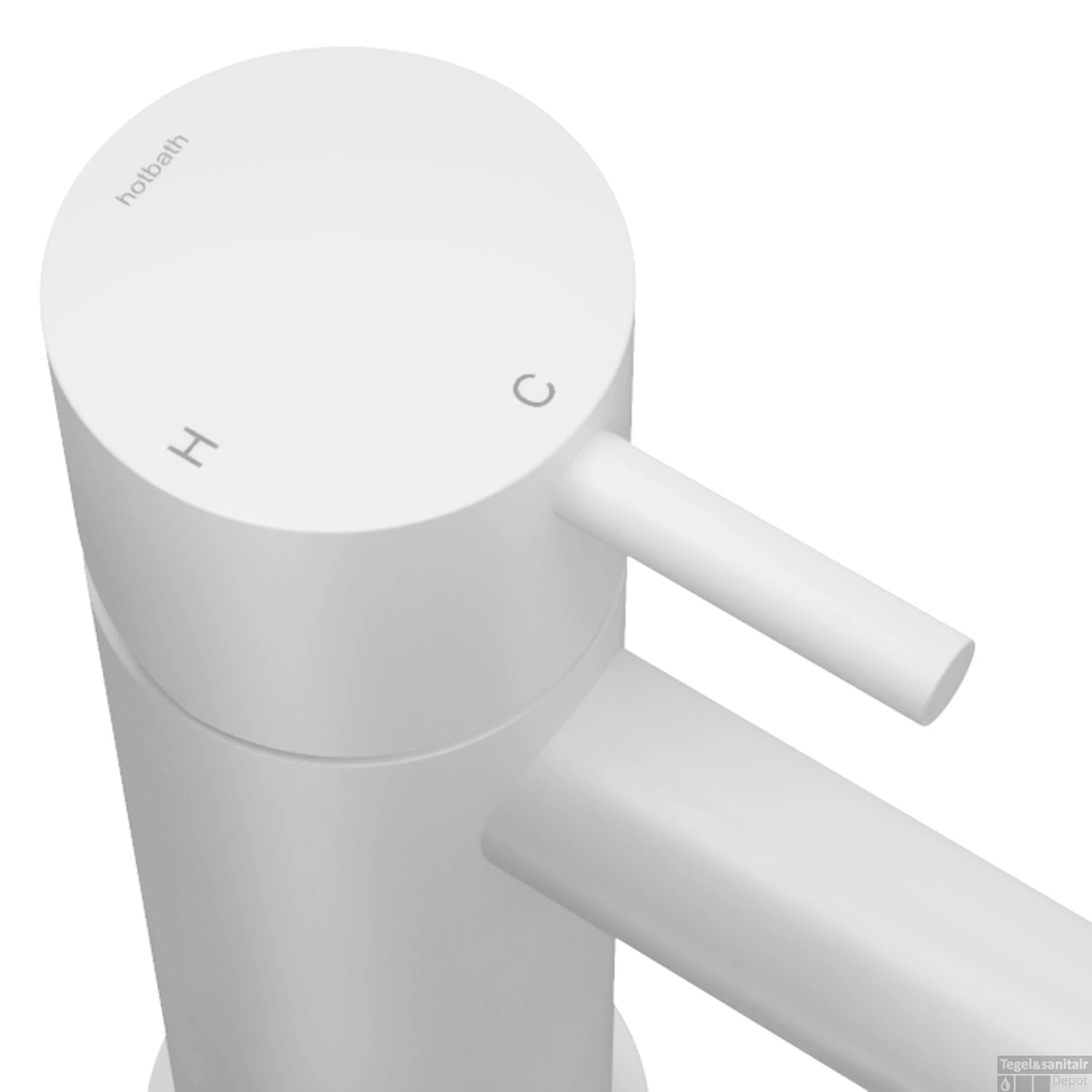 Badoverloop Hotbath Cobber Vulcombinatie Mat Wit 4 Badoverloop Hotbath Cobber Vulcombinatie Mat Wit - Afbeelding 2